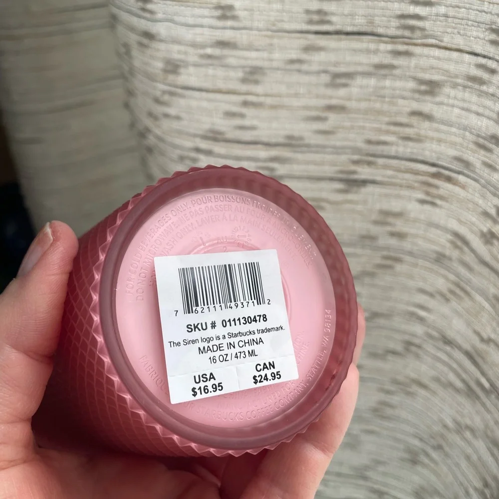 Starbucks 2023 Soft Touch Pink Lemonade 16 oz Cold Cup